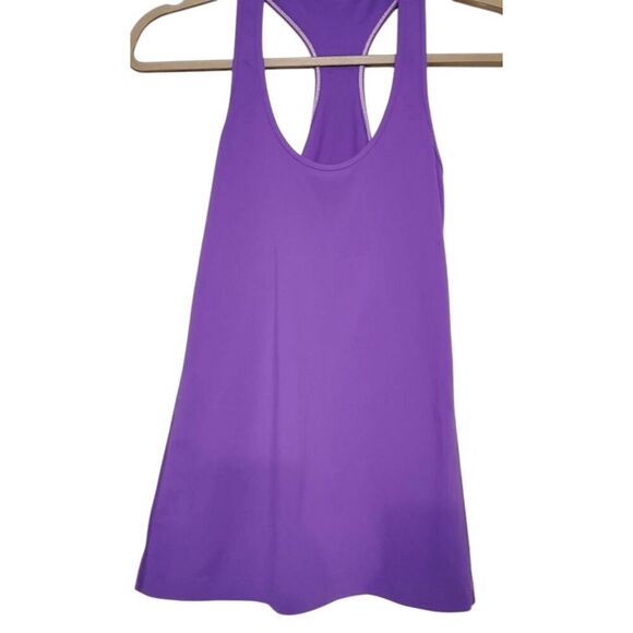 LULULEMON ATHLETICA Cool Racerback Tank Power Purple Size 6 - Picture 2 of 3